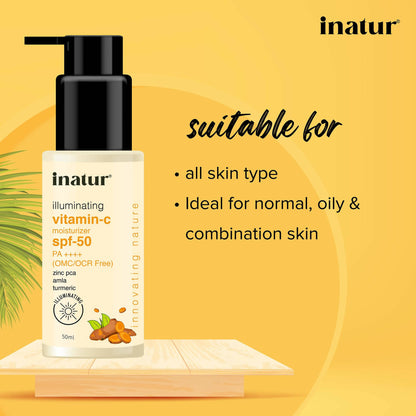 Inatur Vitamin C Sunscreen SPF-50 - Distacart