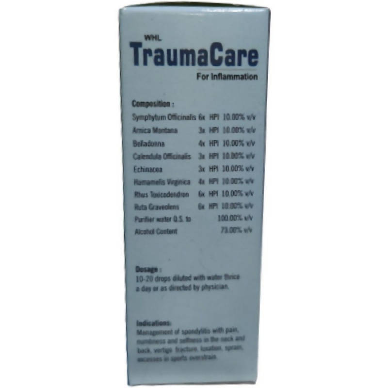 Dr. Wellmans Homeopathy WHL Traumacare Drops