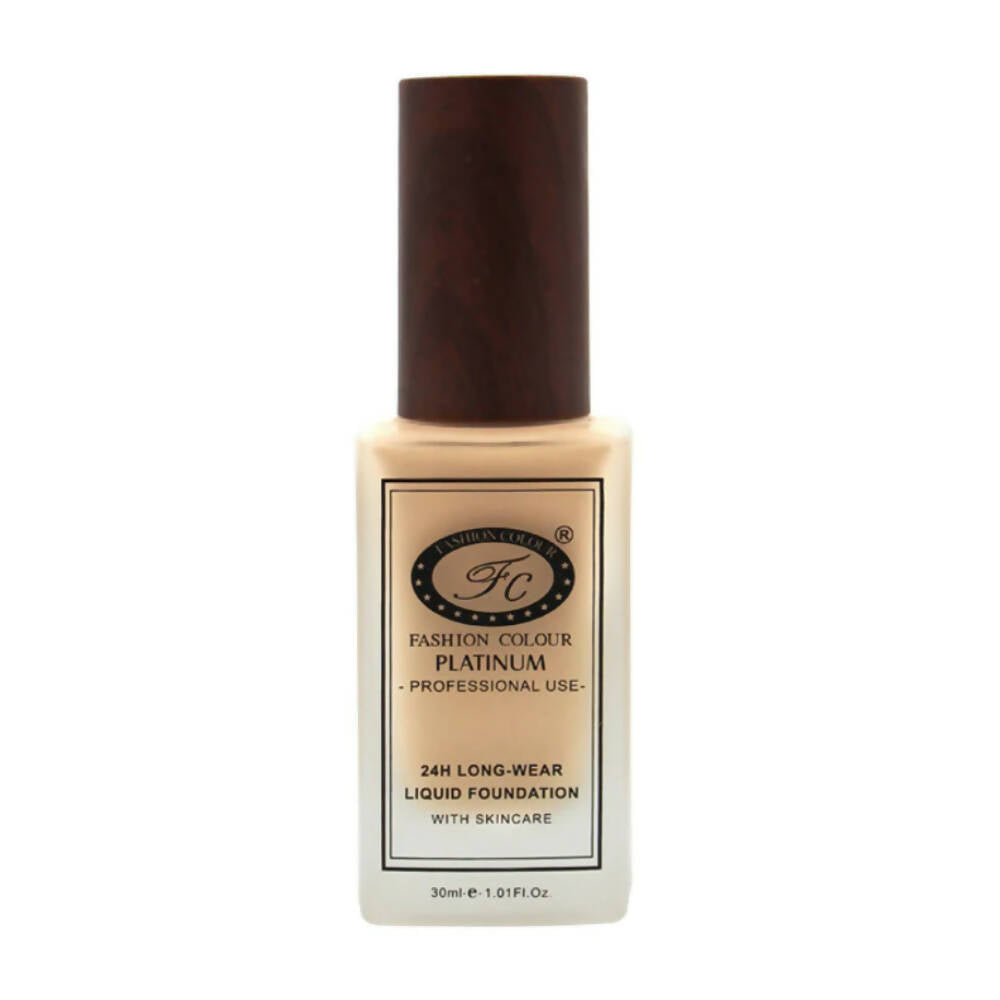 Fashion Colour 24HR Long Wear Liquid Foundation-Amber (Dark Yellow) - Distacart