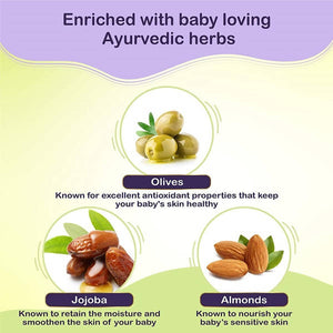 Dabur Baby Oil Enriched With Baby Loving Ayurvedic Oil