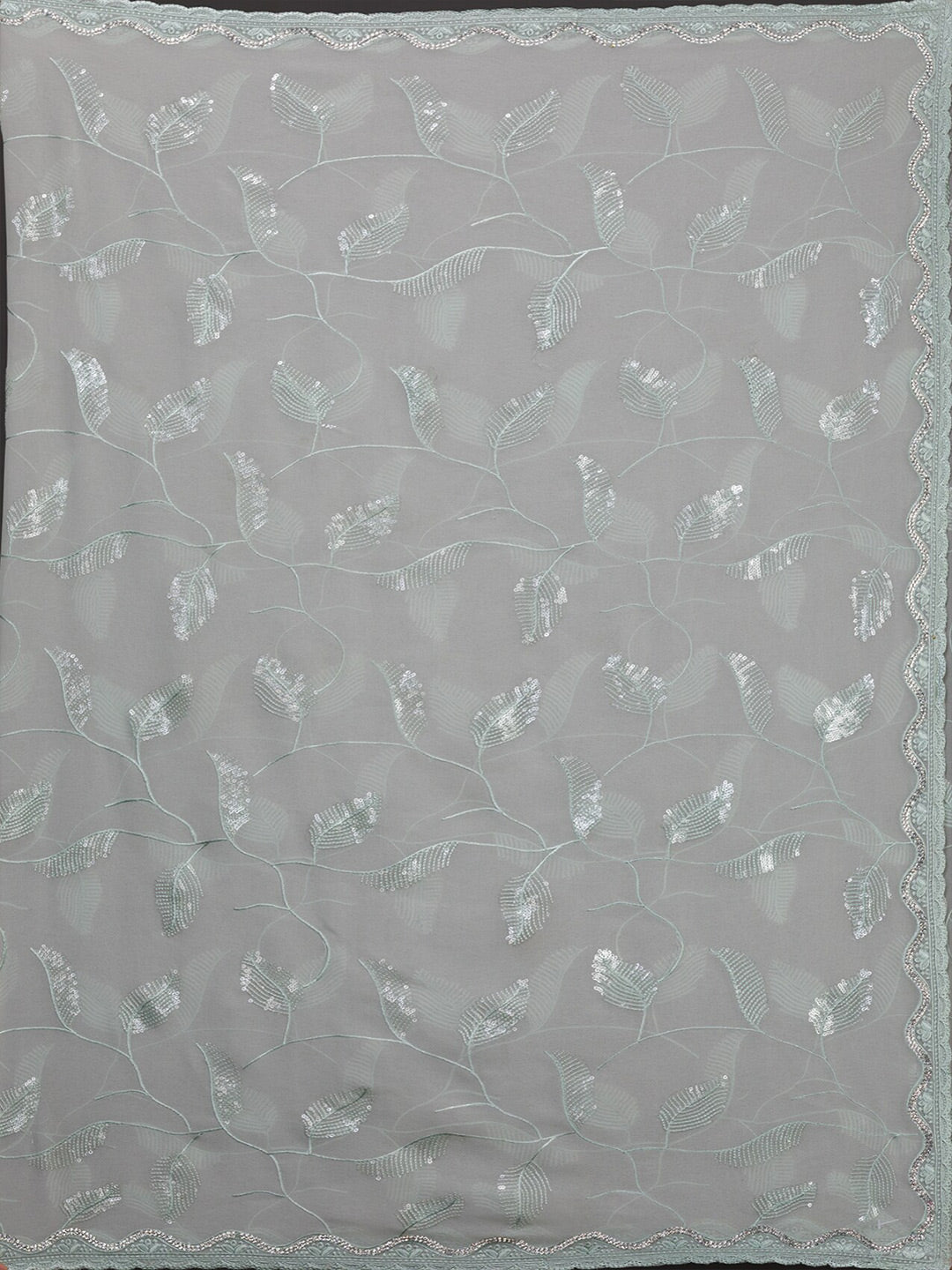 Koskii Embellished Sequinned Saree - Distacart