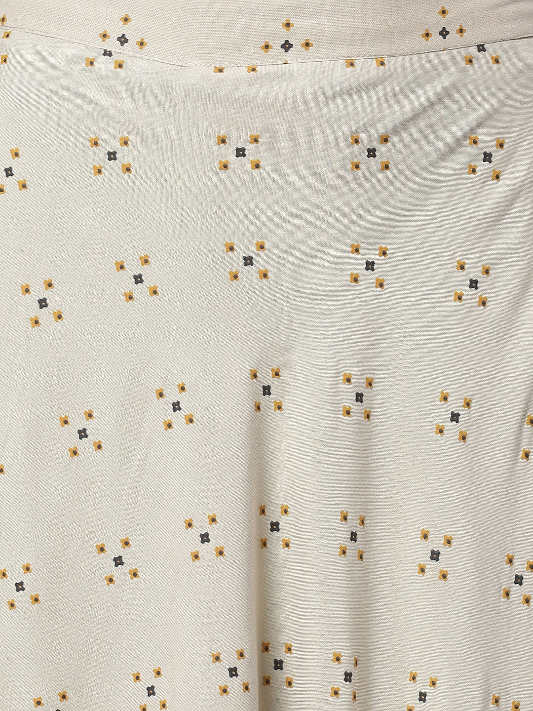 Khushal K Women Taupe Printed Kurta with Skirt - Distacart