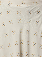 Thumbnail for Khushal K Women Taupe Printed Kurta with Skirt - Distacart