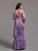 Thumbnail for Kalini Embellished Pure Georgette Ready to Wear Saree - Distacart