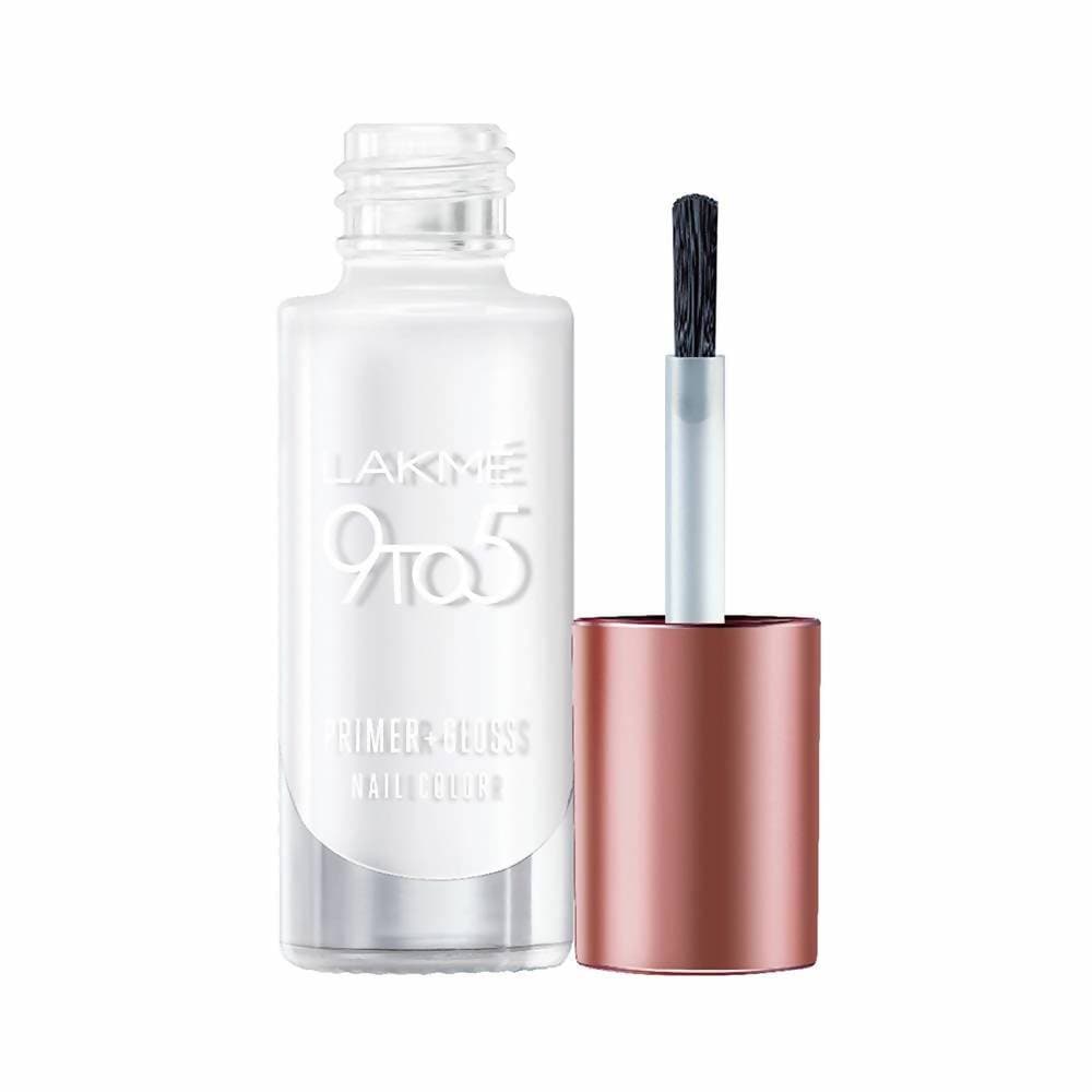 Lakme 9 to 5 Primer + Gloss Nail Colour - Top Coat - Distacart