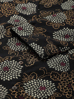 Thumbnail for HERE&NOW Mandarin Collar Floral Printed Cotton Kurta - Distacart
