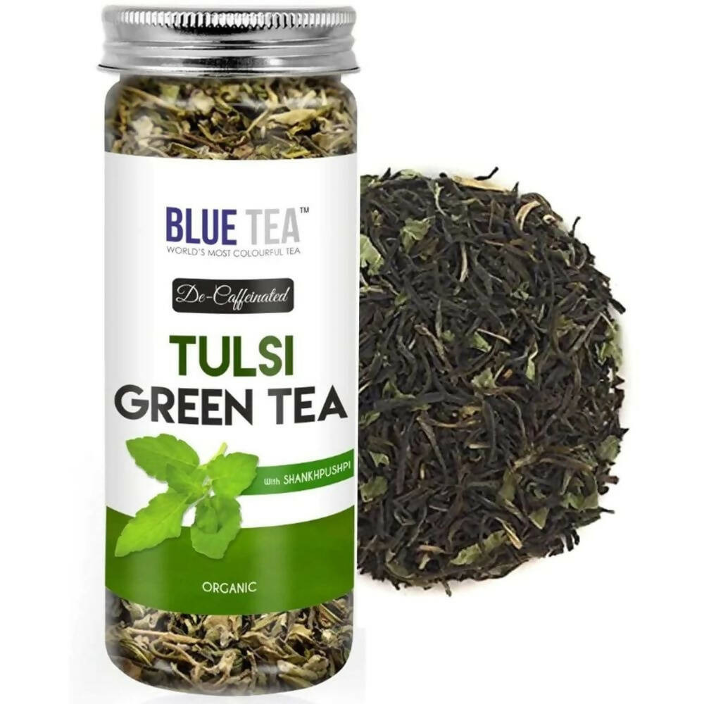Blue Tea Organic Tulsi Green Tea - Distacart