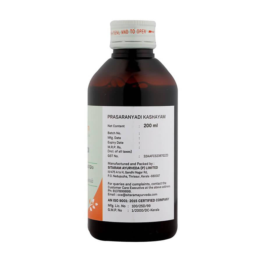 Sitaram Ayurveda Prasaranyadi Kashayam