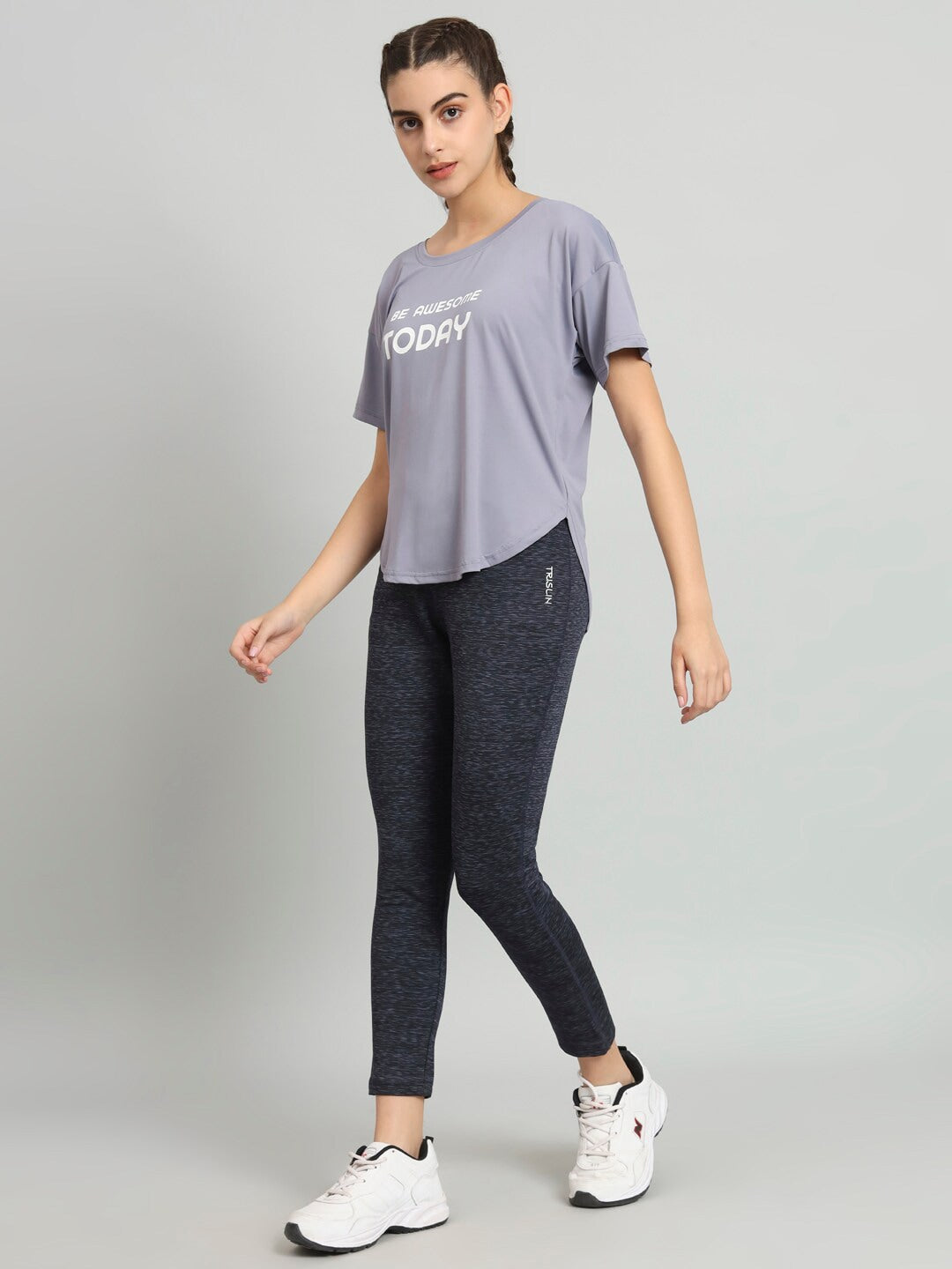 MKH Typography Printed Relaxed Fit Dri-Fit T-shirt - Distacart