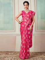 Thumbnail for Kalini Floral Foil Printed Saree - Distacart
