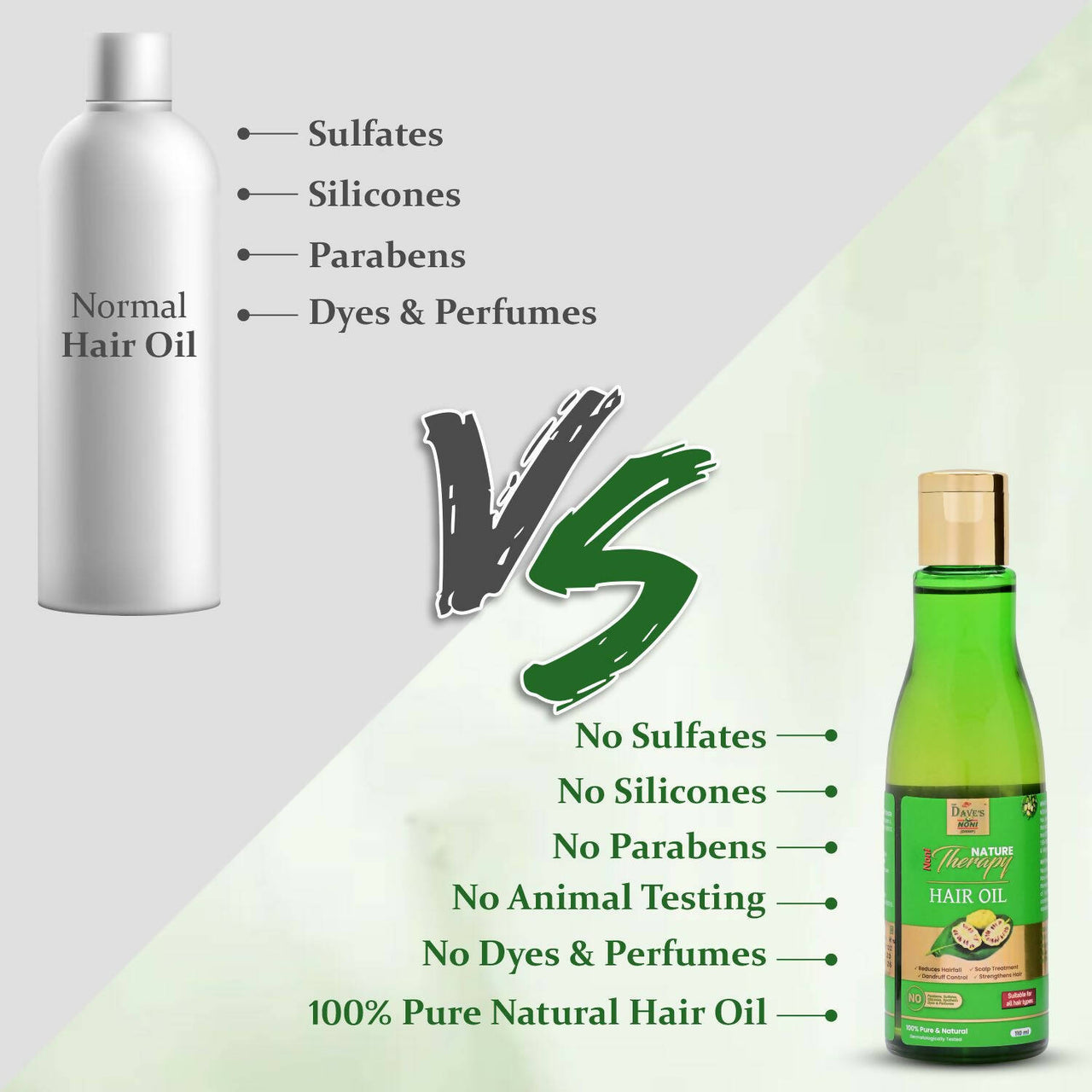 The Dave's Noni Nature Therapy Hair Oil - Distacart