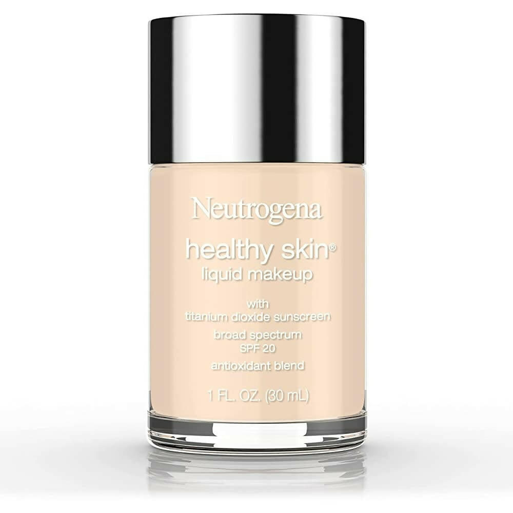 Neutrogena Healthy Skin Liquid Makeup Foundation, Broad Spectrum SPF 20 Feverfew,Classic Ivory - Distacart