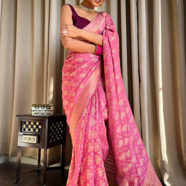 Kalini Woven Design Zari Saree - Distacart