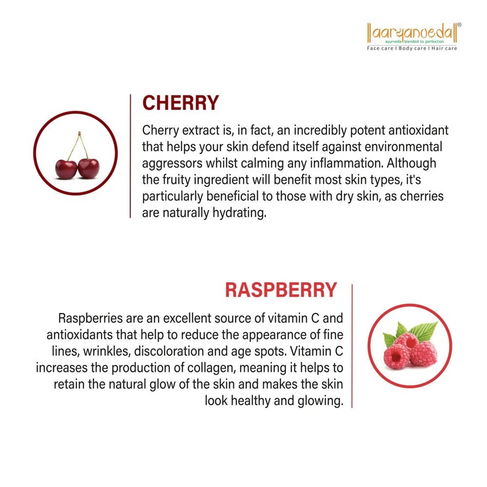 Aaryanveda Body Yogurt - Cherry & Raspberry