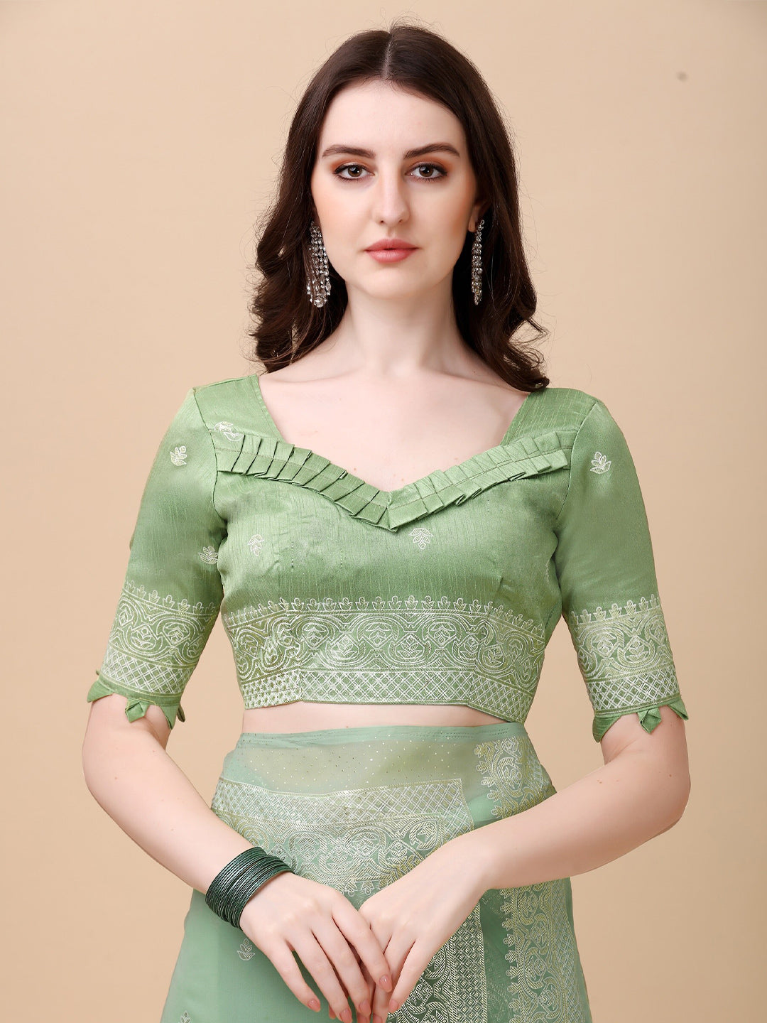 Kalini Woven Design Zari Jute Silk Saree - Distacart