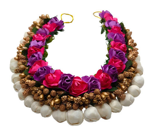 Pink & Purple Hair Gajra