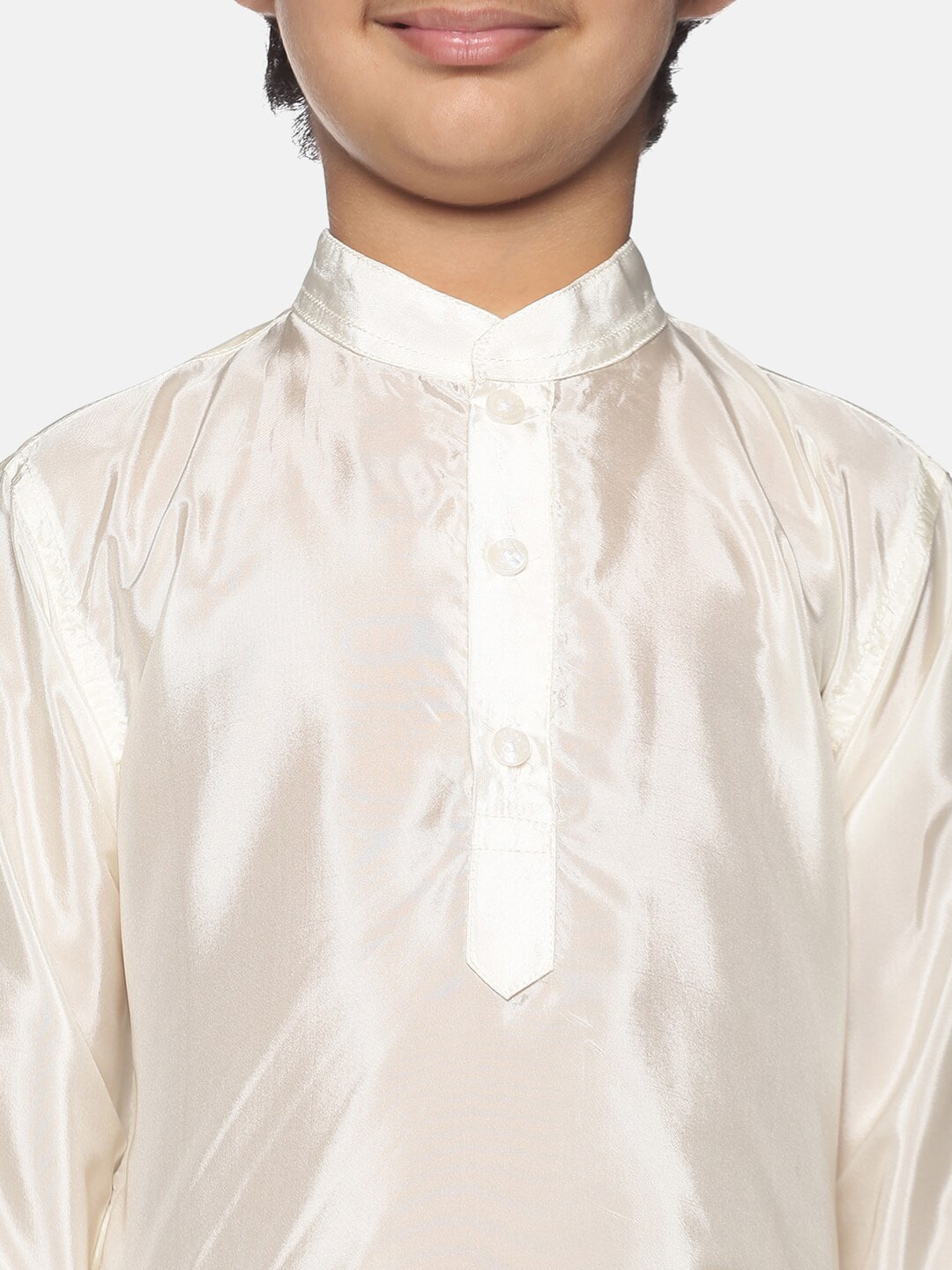 Sethukrishna Boys White Kurta with Churidar - Distacart