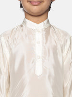 Thumbnail for Sethukrishna Boys White Kurta with Churidar - Distacart