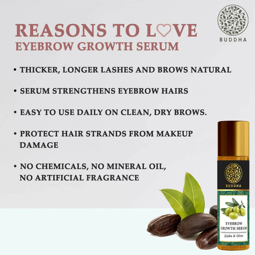 Buddha Natural Eyebrow Growth Serum Oil - Distacart