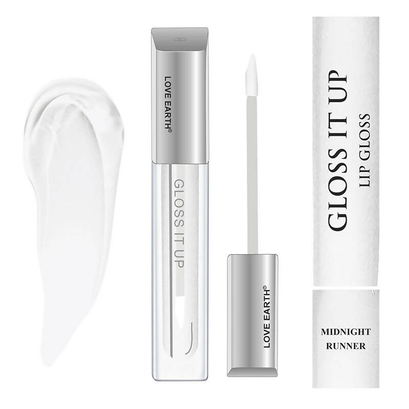 Love Earth Lip Gloss - Midnight Runner (Transparent) - Distacart