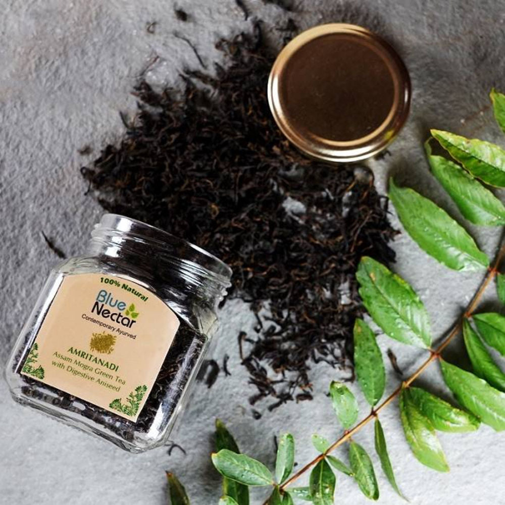 Blue Nectar Amritanadi Assam Mogra Green Tea