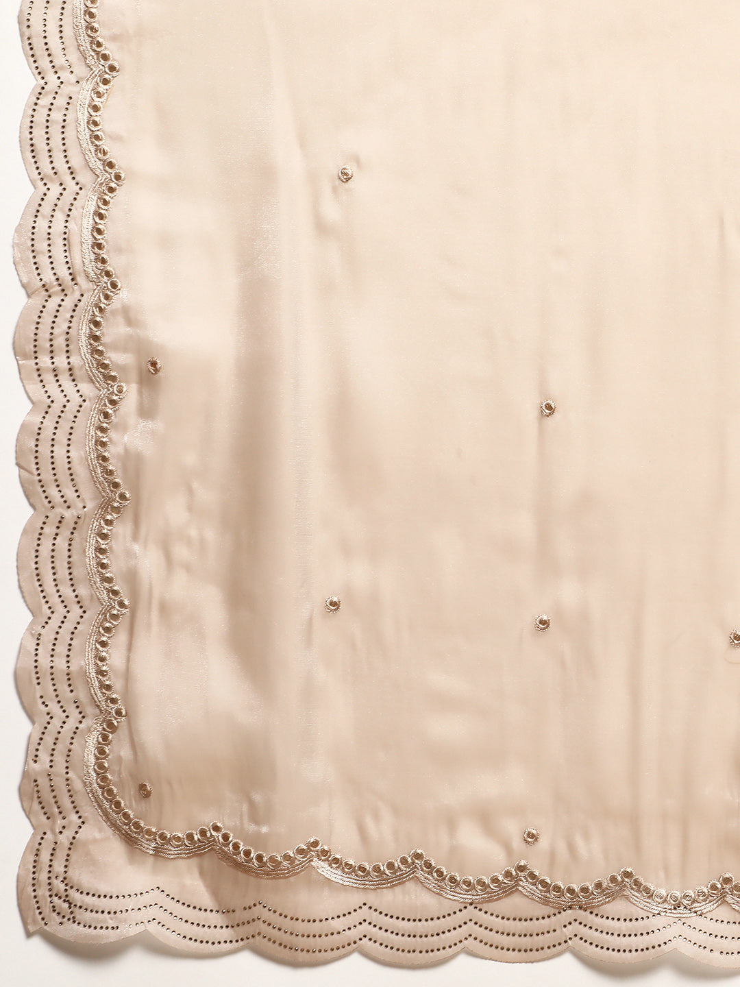 Mitera Sequinned Organza Saree - Distacart
