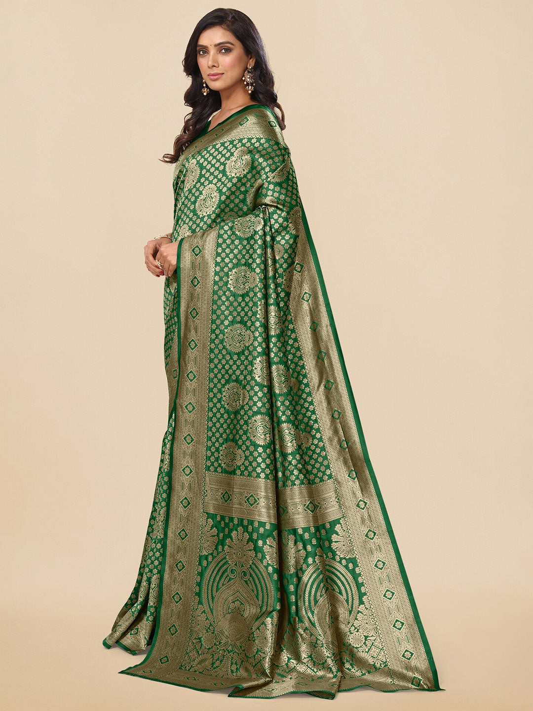 Kalini Woven Design Zari Banarasi Silk Saree - Distacart