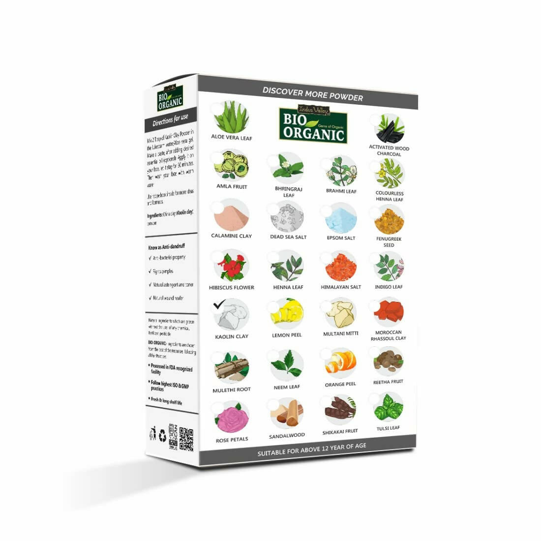 Indus Valley Natural Kaolin Clay Powder - Distacart