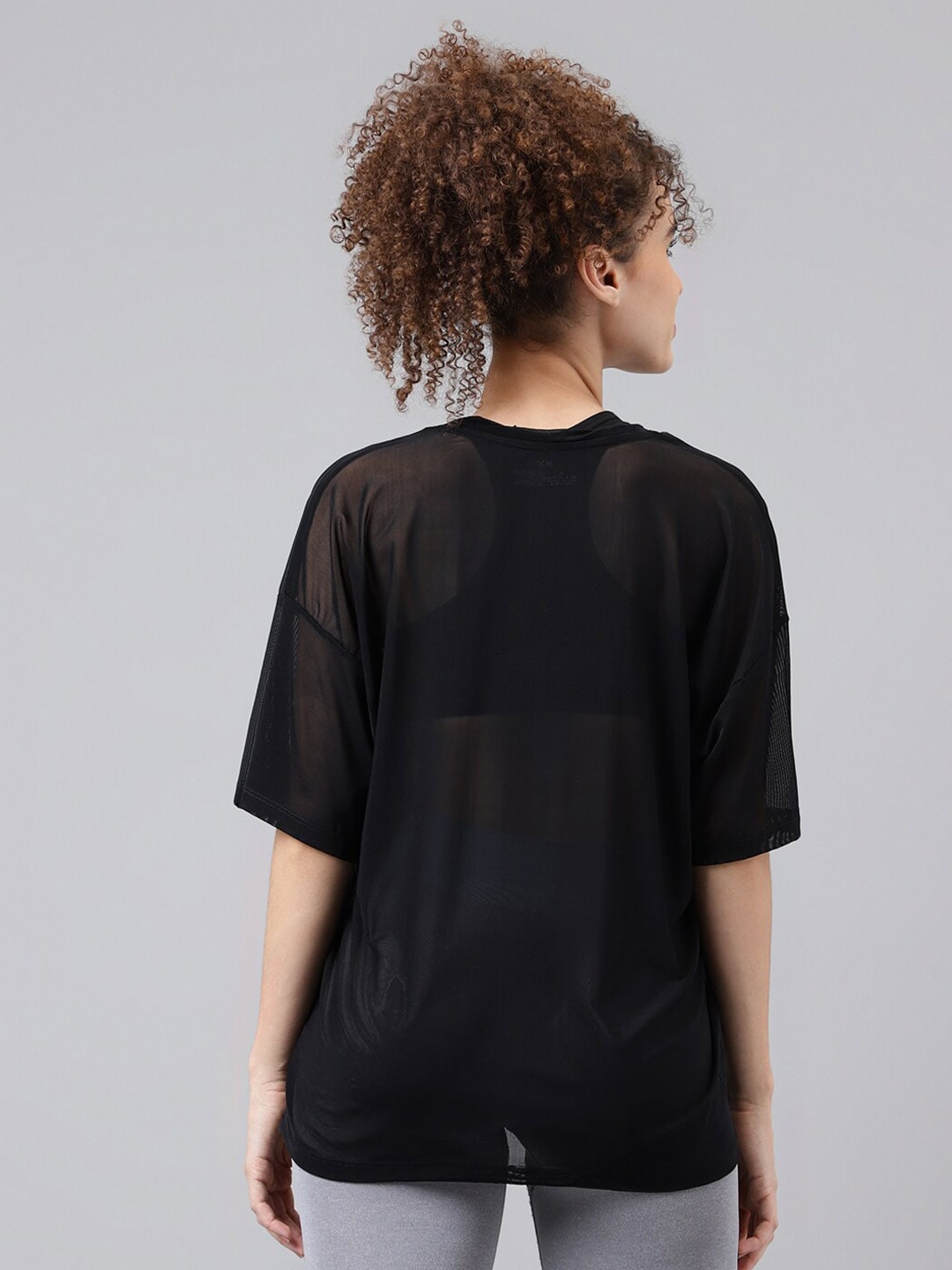 MKH Typography Printed Relaxed Fit Sheer Dri-FIT T-shirt - Distacart