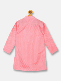 Thumbnail for Sethukrishna Boys Pink Kurti with Pyjamas - Distacart