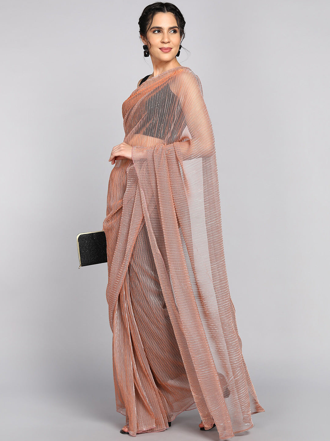 Kalini Striped Saree - Distacart