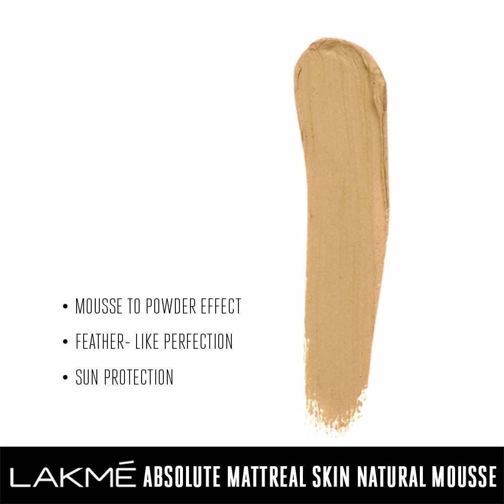 Lakme Absolute Skin Natural Mousse - Ivory Fair - Distacart