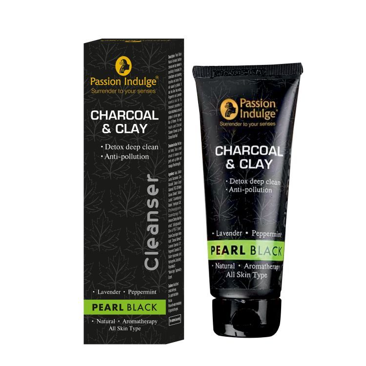 Passion Indulge Pearl Black Charcoal & Clay Cleanser - Distacart