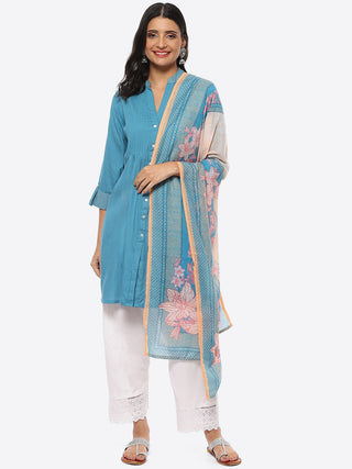 Biba Women Straight Kurta with Salwar & Dupatta - Distacart