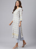 Thumbnail for Kalini Women Floral Printed Kurta with Trousers & Dupatta - Distacart