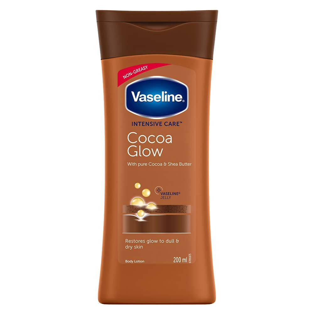 Vaseline Intensive Care Cocoa Glow Body Lotion (200 ml) - Distacart