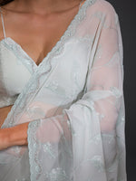 Thumbnail for Koskii Embellished Sequinned Saree - Distacart