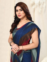 Thumbnail for Kalini Poly Chiffon Saree With Blouse Piece - Distacart
