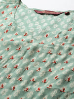 Thumbnail for Sangria Women Ethnic Motifs Printed Thread Work Kurta - Distacart