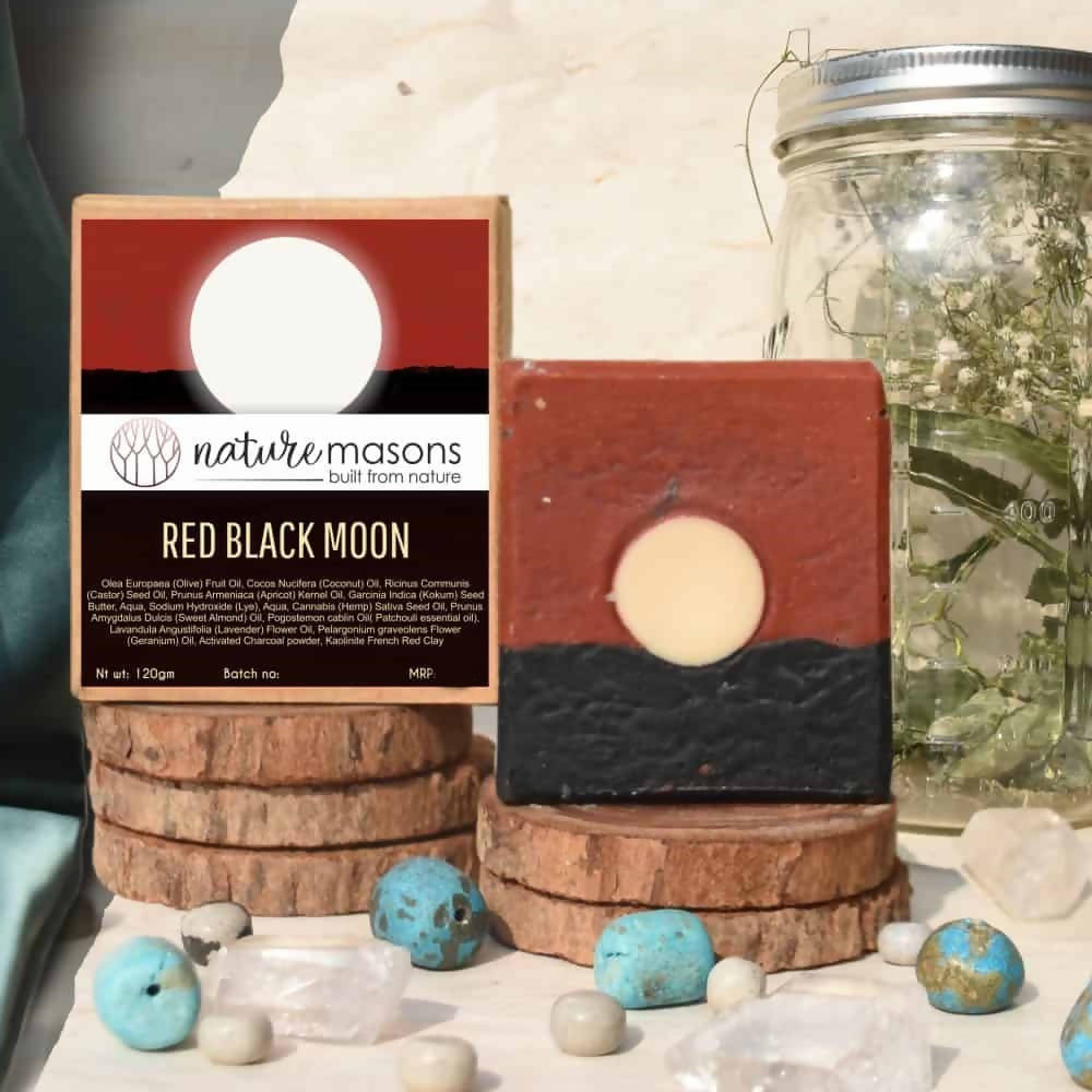 Nature Masons Red Black Moon Artisanal Cold Process Soap - Distacart