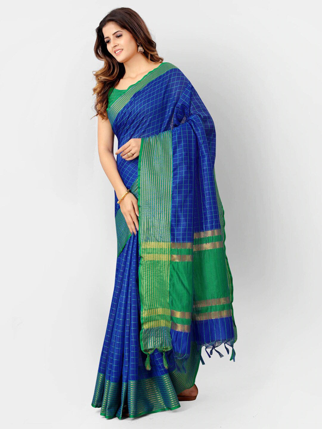 Kalini Women Blue Sarees - Distacart