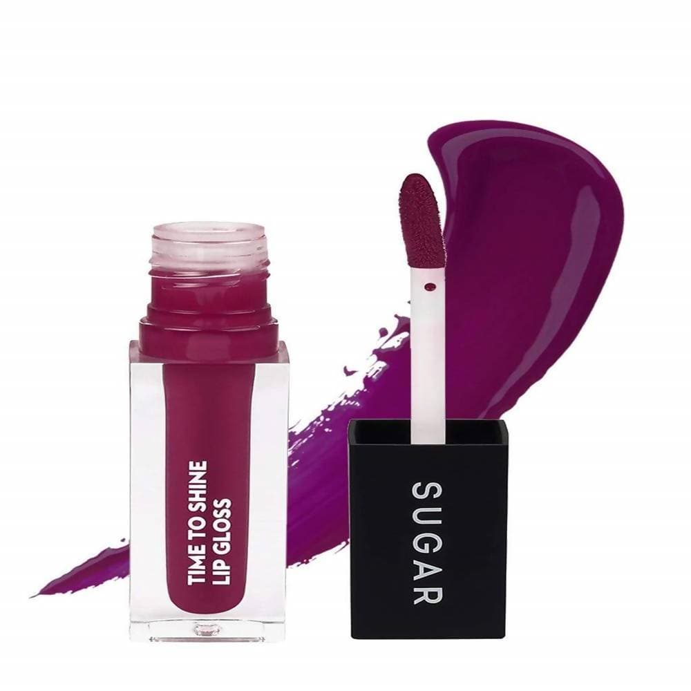 Sugar Time To Shine Lip Gloss - Berryda (Deep Berry with cool undertone) - Distacart
