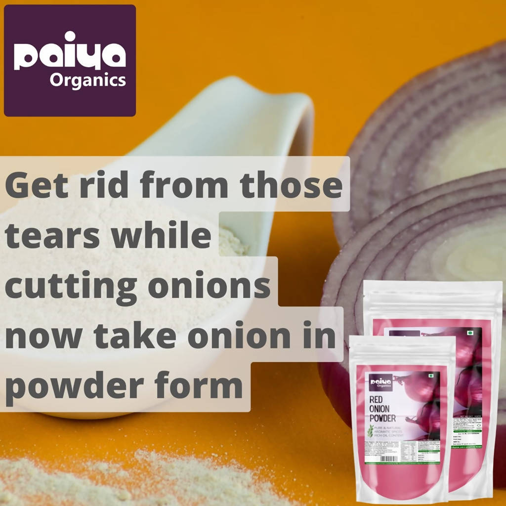 Paiya Organics Red Onion Powder - Distacart
