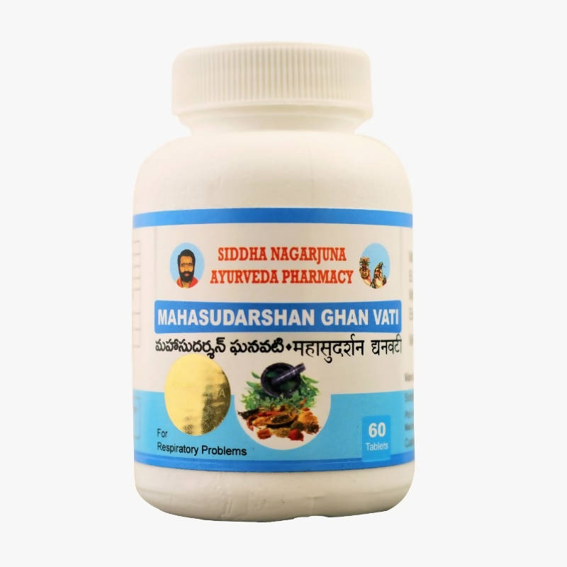 Siddha Nagarjuna Ayurveda Mahasudarshan Ghan Vati - Distacart