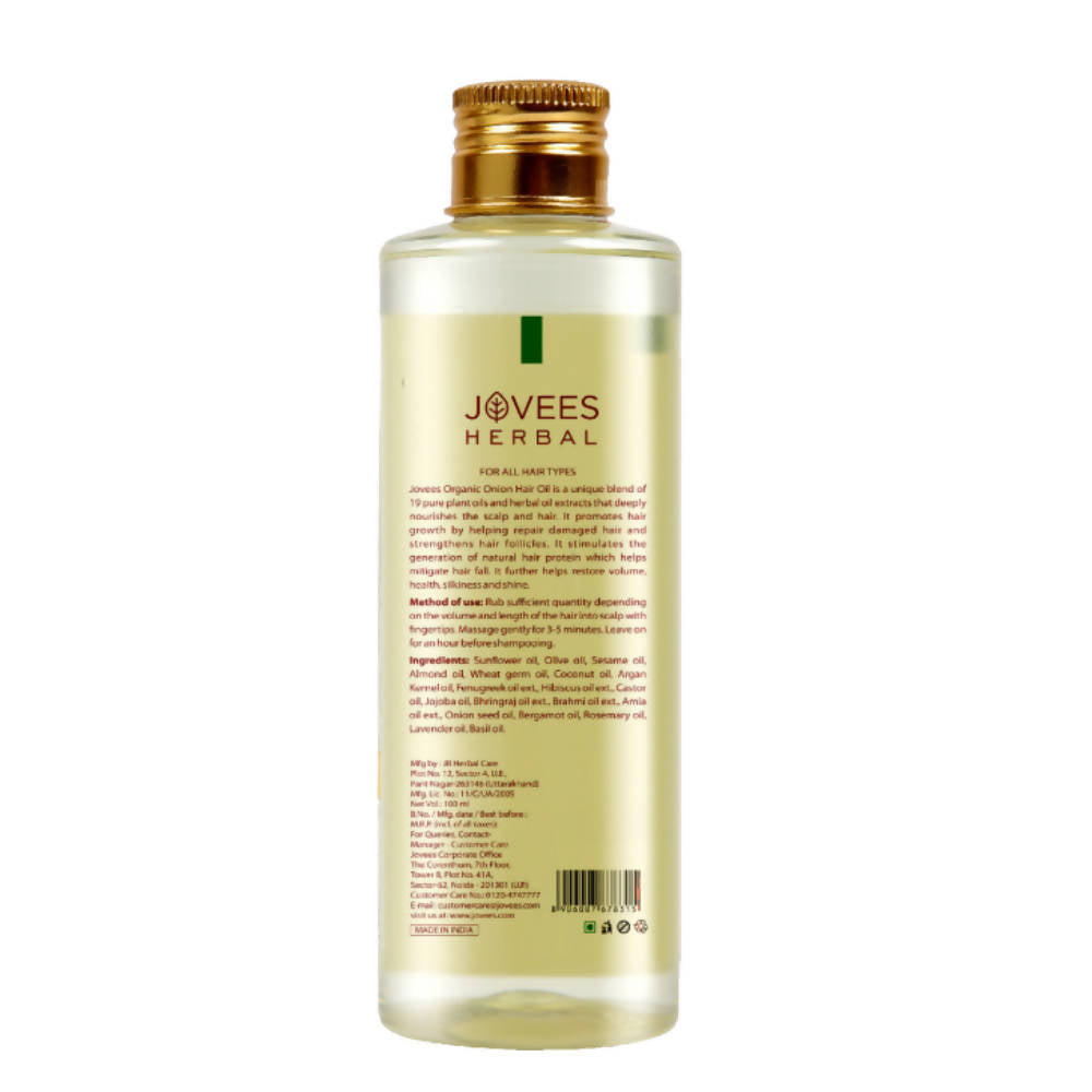 Jovees Organic Onion Hair Oil - Distacart