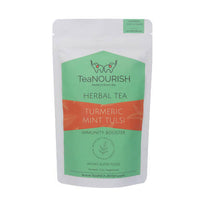 Thumbnail for TeaNourish Turmeric Mint Tulsi Herbal Tea - Distacart