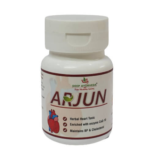 Deep Ayurveda Arjun 500mg Veg Capsules - Distacart