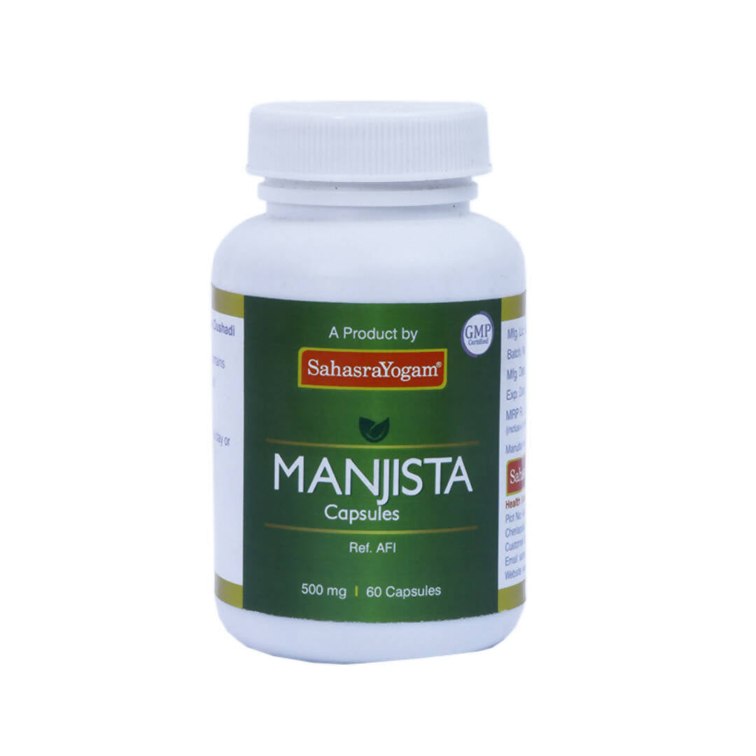 Sahasrayogam Manjista Capsules - Distacart