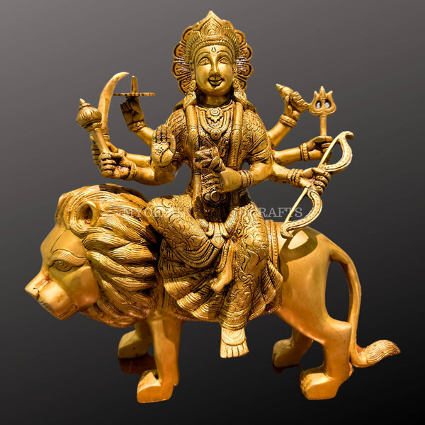 Brass Durga Idol - Distacart