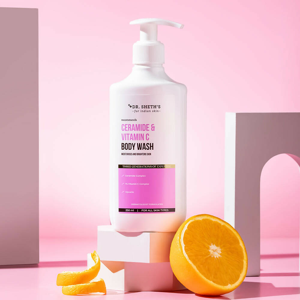 Dr. Sheth's Ceramide & Vitamin C Body Wash - Distacart
